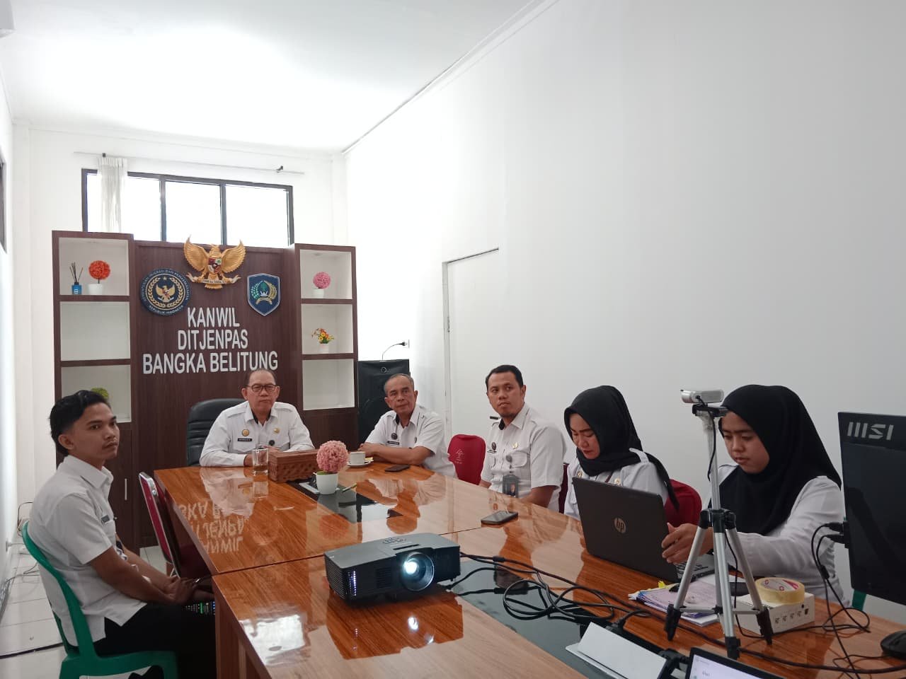 Kanwil Ditjenpas Babel Ikut Pembukaan dan Sosialisasi Pengadaan Barang dan Jasa bagi KPA–PPK